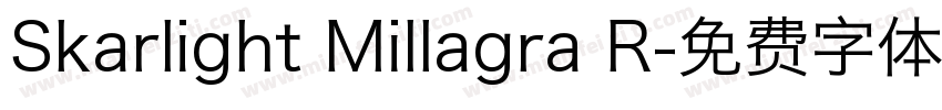 Skarlight Millagra R字体转换